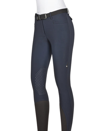 Equiline Reithose Grip Kniebesatz Damen Atirk Navy