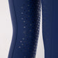 Equiline Reithose Winter Knie Grip Damen Cornek Logo Navy Peony