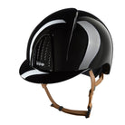 Kep Italia Paardrijhelm Smart Nova Polish Beige Kinband Zwart
