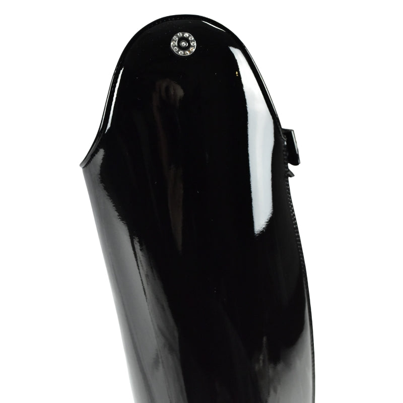 Tricolore paardrijlaarzen Puro Dress Patent Swarovski logo