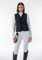 Equiline Airbagvest Aerix Strass Zwart Zwart