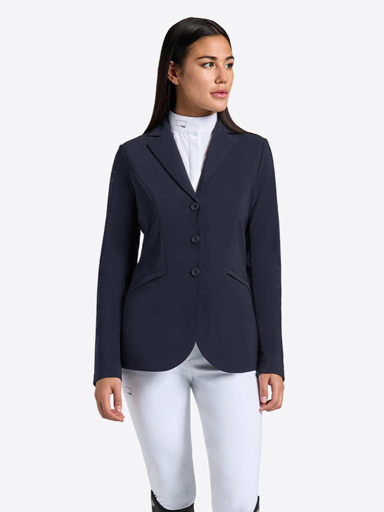 RG Turnierjacke mit Knöpfen für Damen Navy