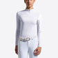 RG Turniershirt Jacquard Langarm Mädchen Weiß
