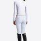 RG Turniershirt Jacquard Langarm Mädchen Weiß