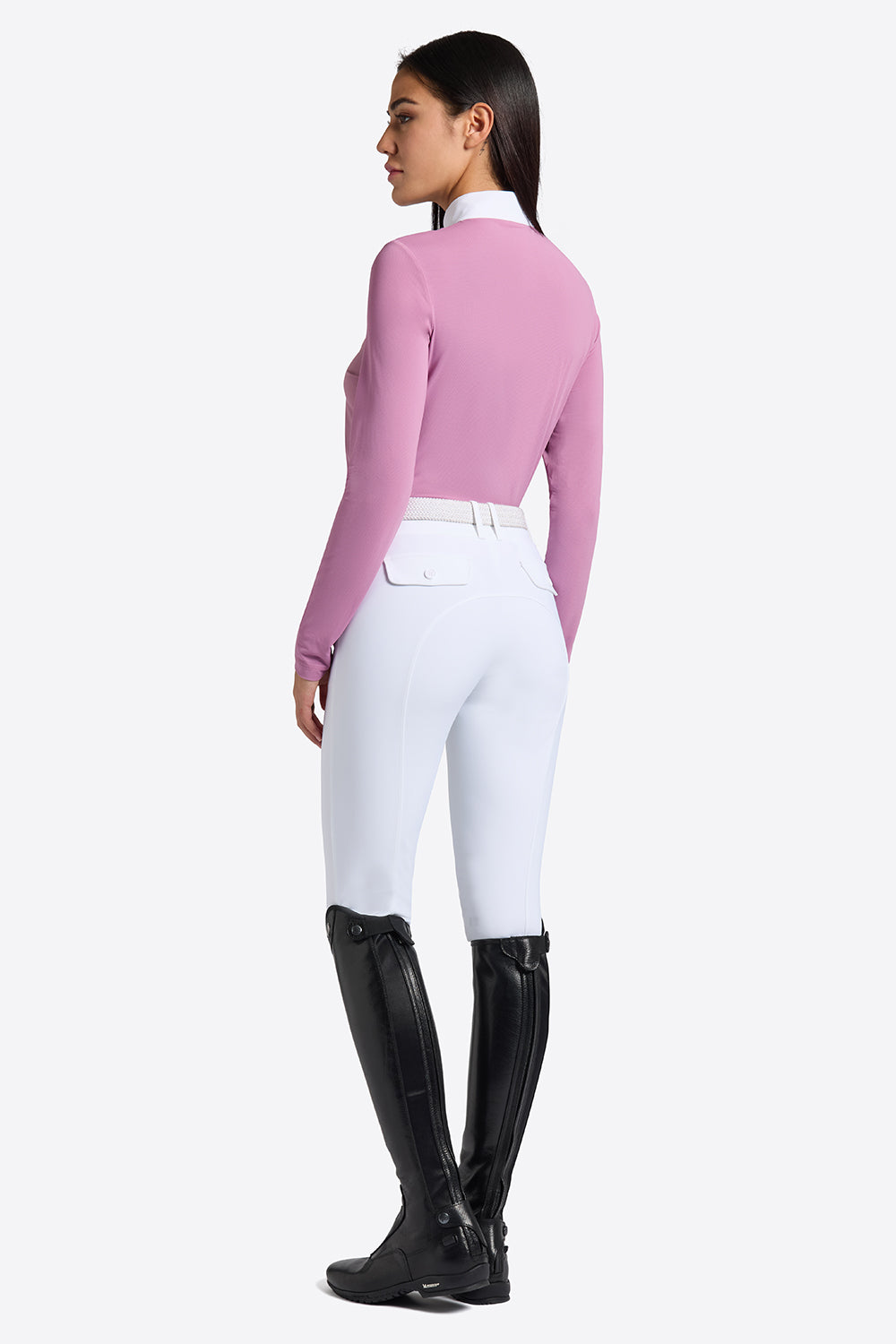 RG Turniershirt Micro Perforated Jersey Langarm Damen Rosa