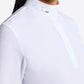 RG Turniershirt Jacquard Langarm Damen Weiß