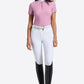 RG Turniershirt Jacquard Kurzarm Damen Rosa