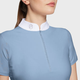 Samshield Turniershirt Kurze Ärmel Damen Aloise Air Cashmere Blue