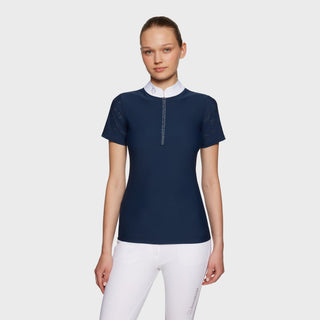 Samshield Turniershirt Kurze Ärmel Damen Aloise Air Cosmic Blue