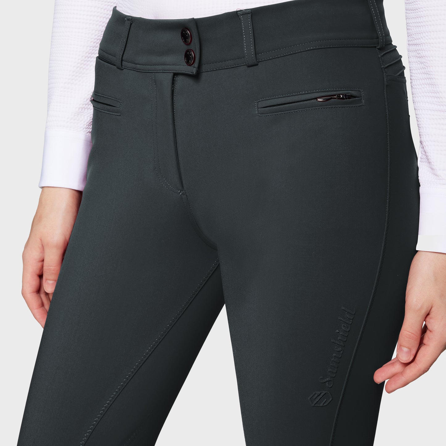 Samshield Reithose Grip Kniebesatz Damen Chloe Moonless Night