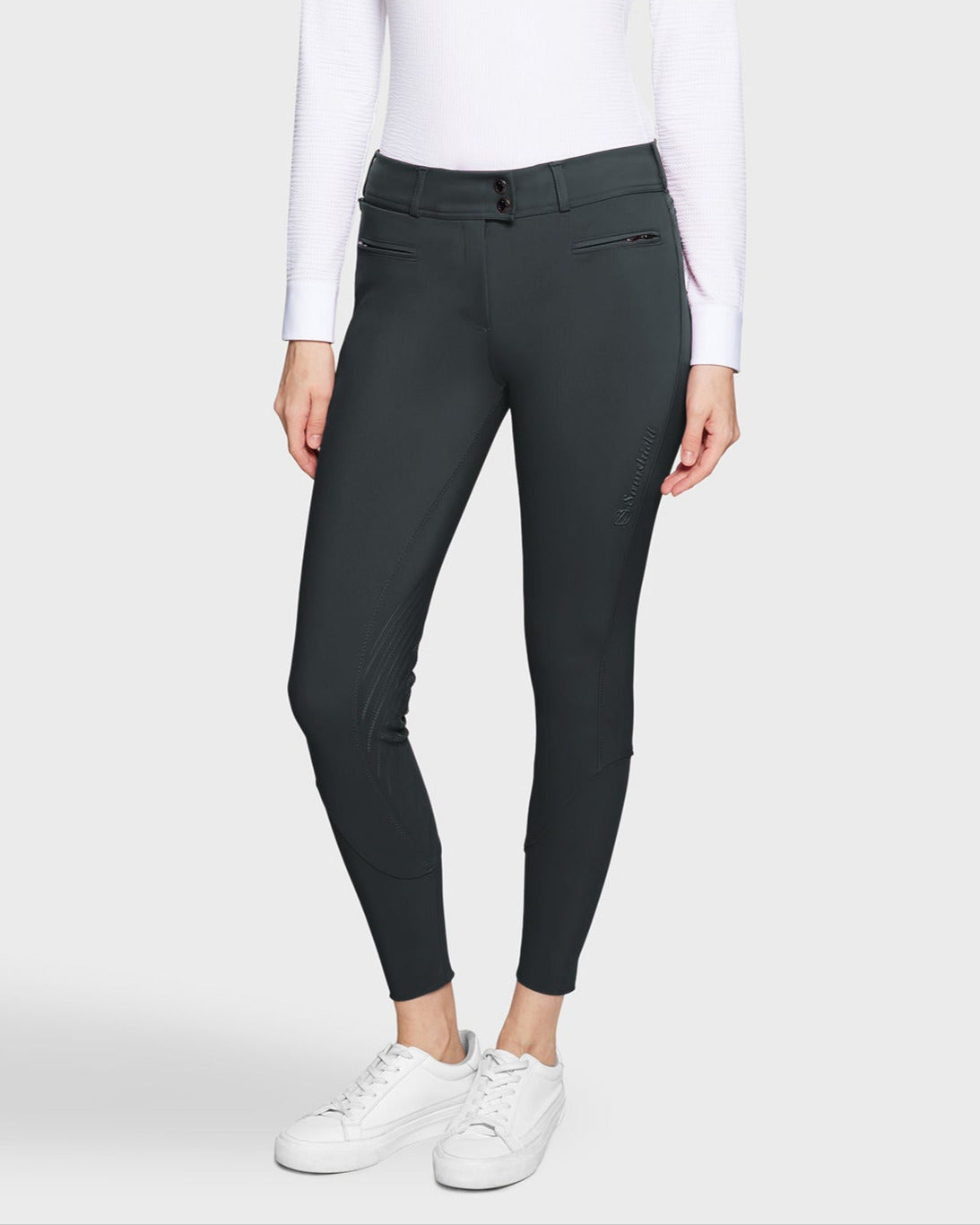 Samshield Reithose Grip Kniebesatz Damen Chloe Moonless Night