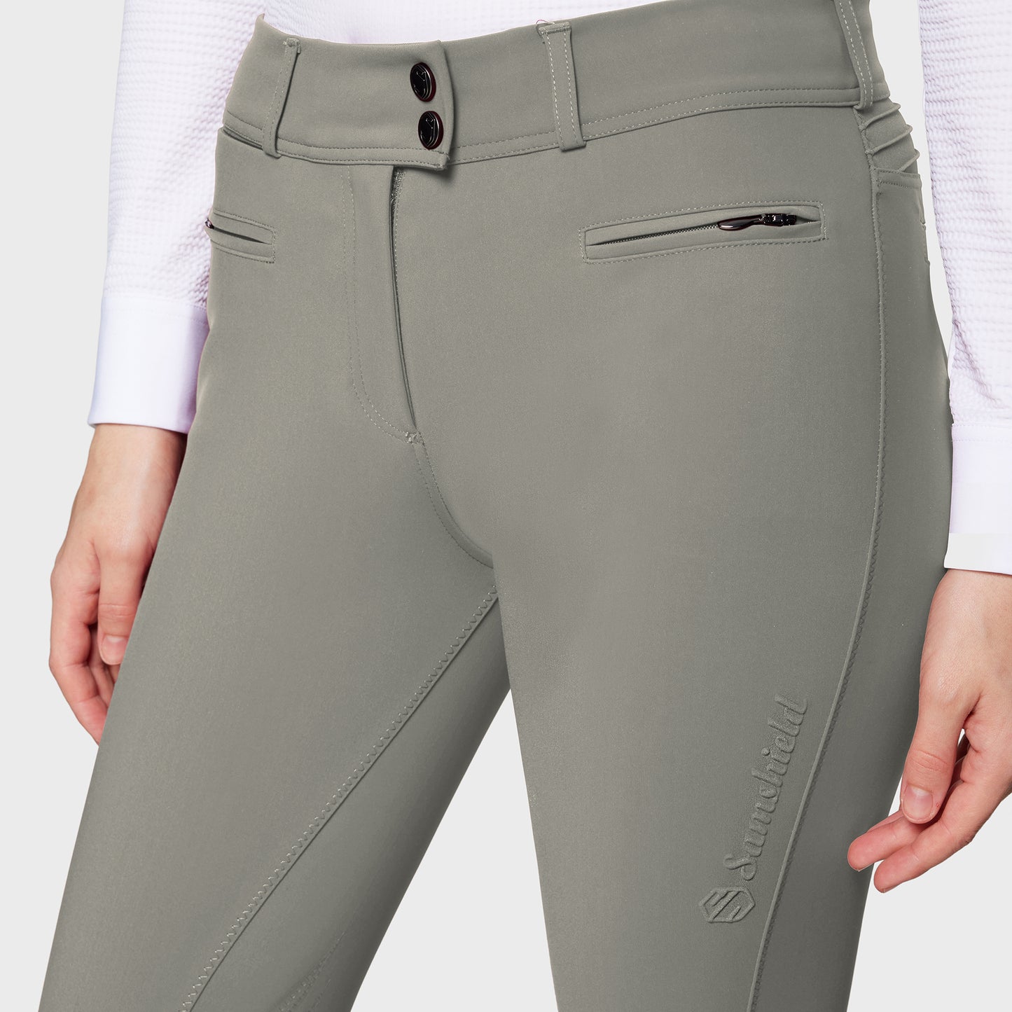 Samshield Reithose Grip Kniebesatz Damen Chloe Sauge