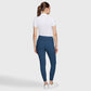 Samshield Reithose Knie Grip Damen Clara Hoch Tailliert Celestial Blue