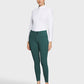 Samshield Reithose Knie Grip Damen Clara Premium Hoch Tailliert Posy Green