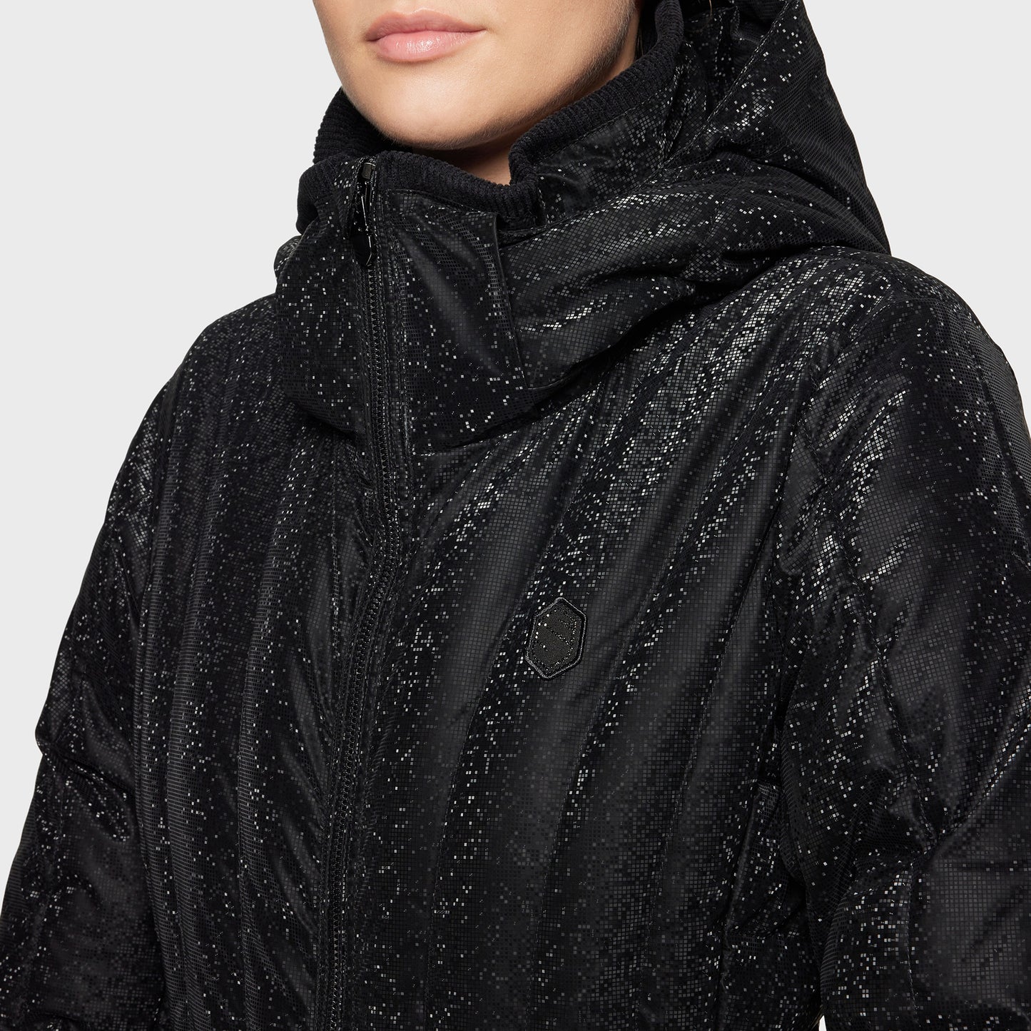 Samshield Daunenjacke Damen Courchevel Ice Schwarz
