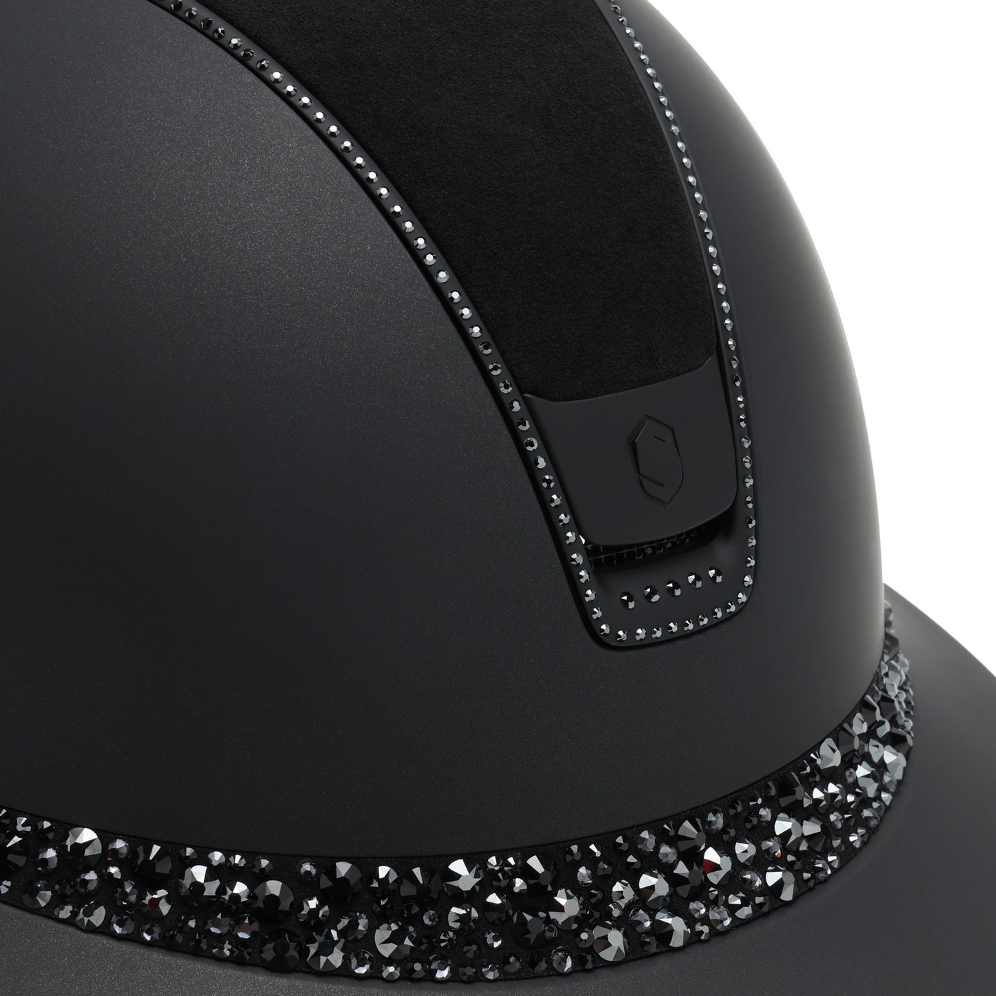 Samshield 2.0 Miss Shield shadowmatt Reithelm Black Matt 300 crystals Glacier Schwarz