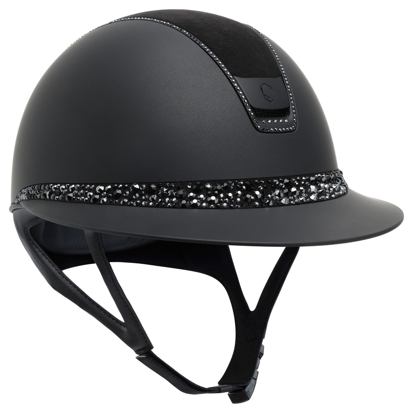 Samshield 2.0 Miss Shield shadowmatt Reithelm Black Matt 300 crystals Glacier Schwarz