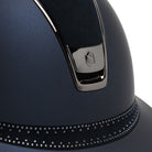 Samshield 2.0 Paardrijhelm Miss Shield Shadowmatt Alcantara Top Tiara FB Navy