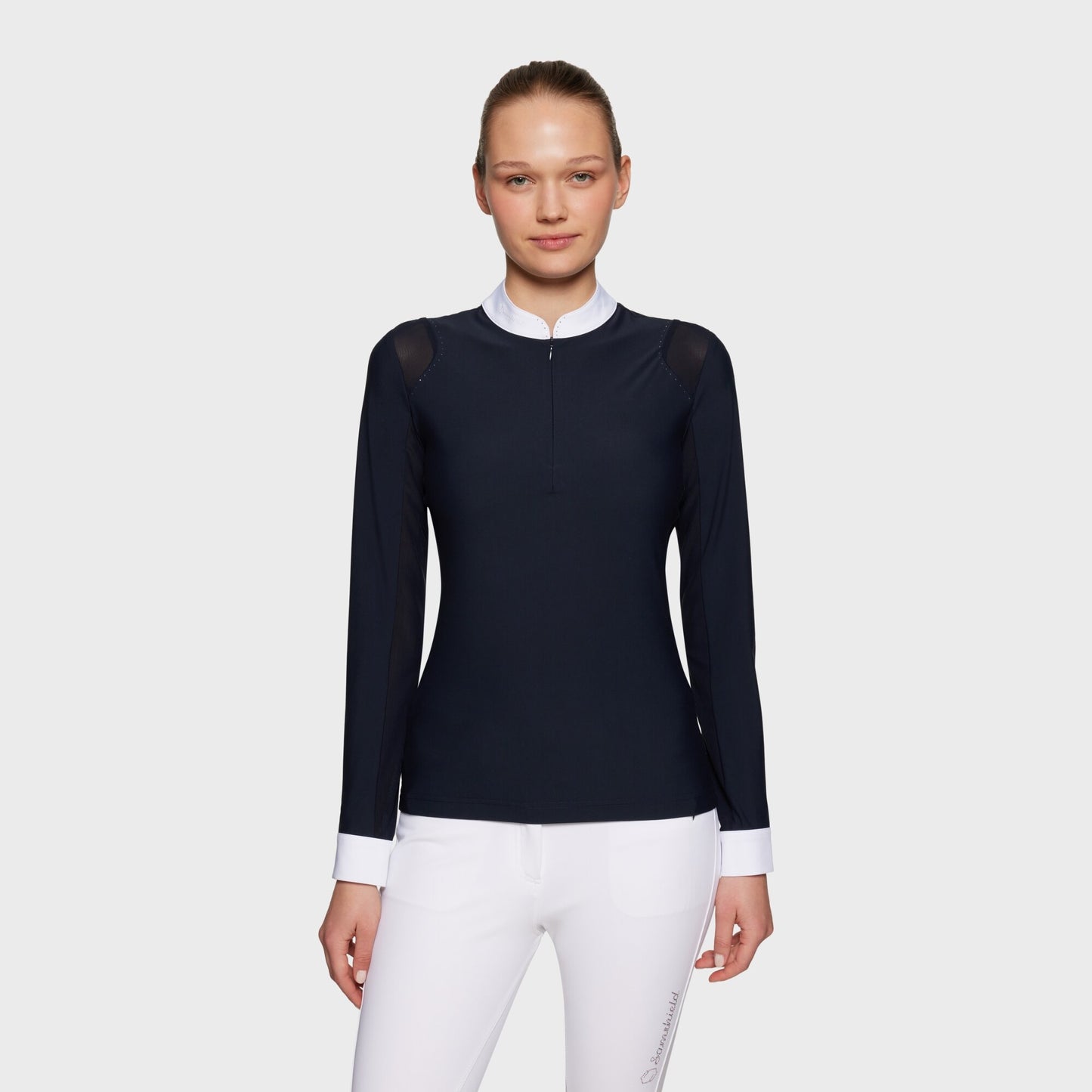 Samshield Turniershirt Langarm Damen Ysee Navy