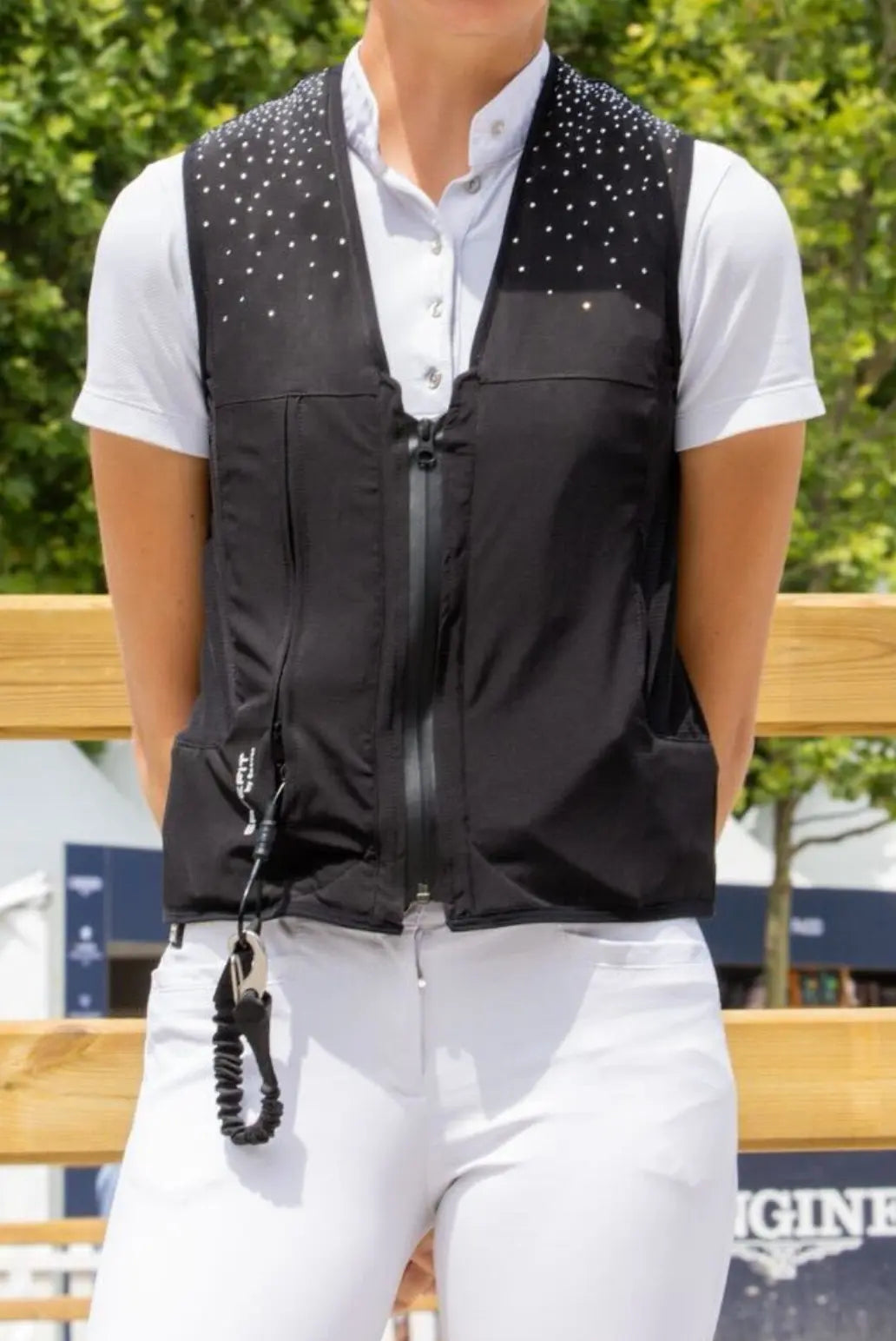 Seaver SAFEFIT airbag vest Crystal Rain Schwarz