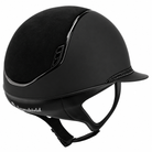 Samshield 2.0 Paardrijhelm Miss Shield Shadowmatt Alcantara Top Tiara FB Zwart