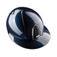 Kep Italia Paardrijhelm Cromo 2.0 Shine Polo Klep Blauw Chrome Frame