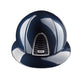 Kep Italia Paardrijhelm Cromo 2.0 Shine Polo Klep Blauw Chrome Frame