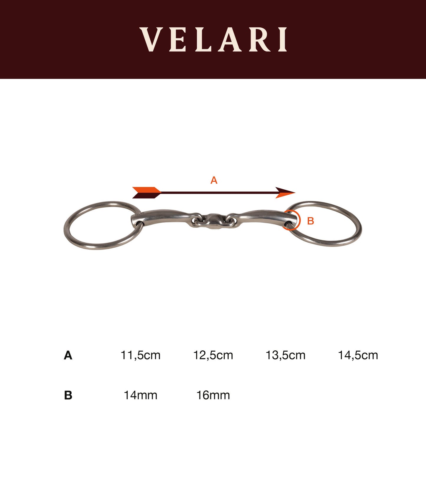 Velari Wassertrense Doppelt Gebrochen Sweet Copper 16 mm