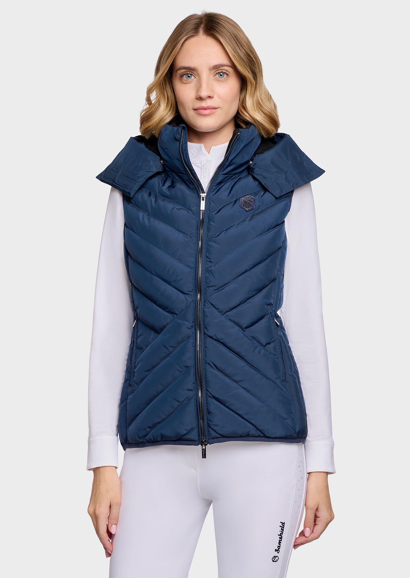 Samshield Doudoune Sans Manches Femme Chamonix Galactic Blue