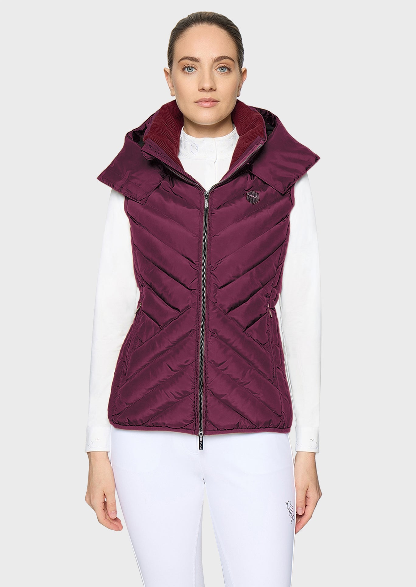 Samshield Doudoune Sans Manches Femme Chamonix Plum