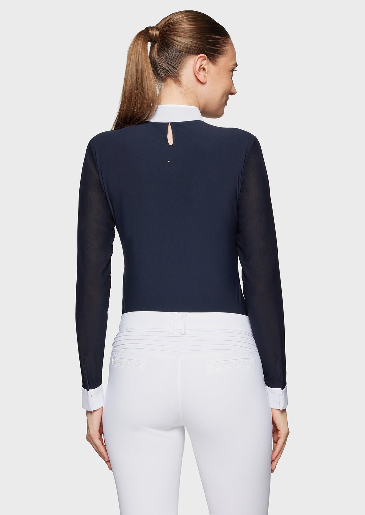 Samshield Wedstrijdshirt Lange Mouwen Dames Faustine Premium Navy Cosmic Nights