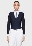 Samshield Wedstrijdshirt Lange Mouwen Dames Faustine Premium Navy Cosmic Nights Navy