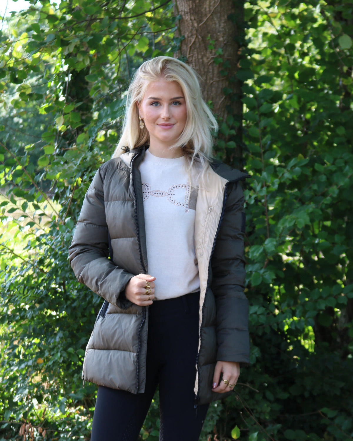 Vestrum wattierte Jacke Damen Cordoba Dark Olive