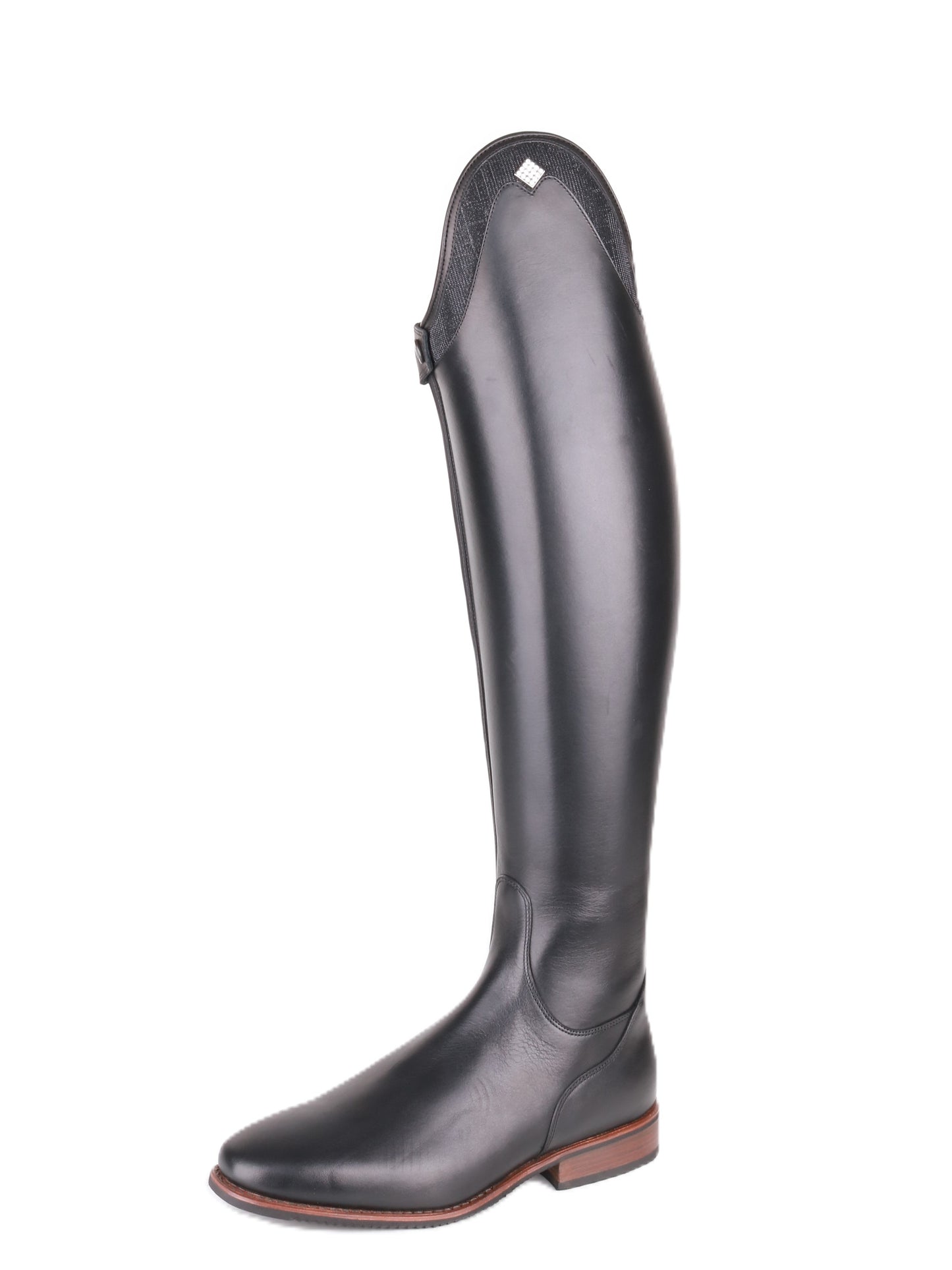 De Niro Bellini Custom Wrat Schwarze Reitstiefel 38 MA S