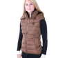 Samshield Weste wattiert Damen Chamonix Camel Metal Eclipse