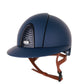 Kep Italia Reithelm Cromo 2.0  Matt Polo Blau RAW Frame Beige Kinnriemen