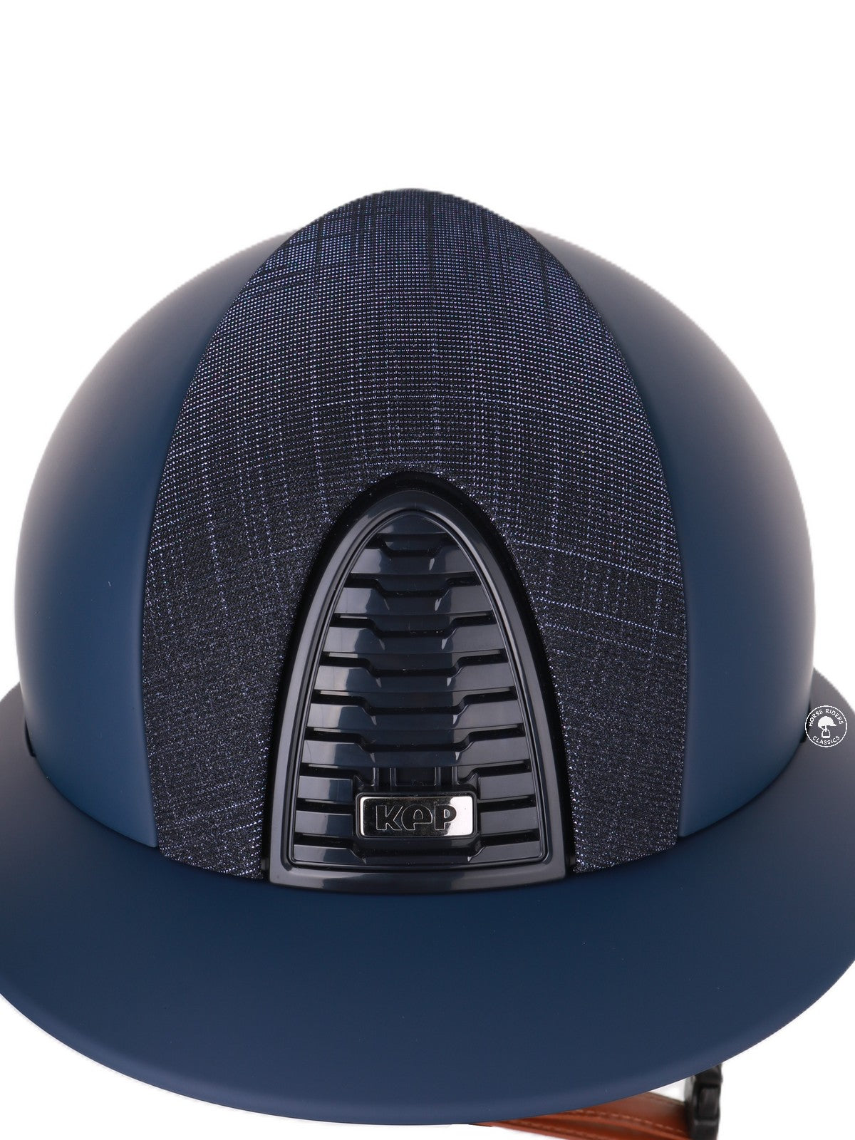 Kep Italia Reithelm Cromo 2.0  Matt Polo Blau RAW Frame  Galassia Dark Blue Insert Beige Kinnriemen