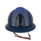 Kep Italia Reithelm Cromo 2.0  Matt Polo Blau RAW Frame  Galassia Light Blue Insert Beige Kinnriemen