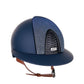 Kep Italia Reithelm Cromo 2.0  Matt Polo Blau RAW Frame  Galassia Light Blue Insert Beige Kinnriemen