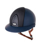 Kep Italia Reithelm Cromo 2.0  Matt Polo Blau RAW Frame Star Blue Insert Beige Kinnriemen