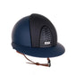 Kep Italia Reithelm Cromo 2.0  Matt Polo Blau RAW Frame Star Blue Insert Beige Kinnriemen