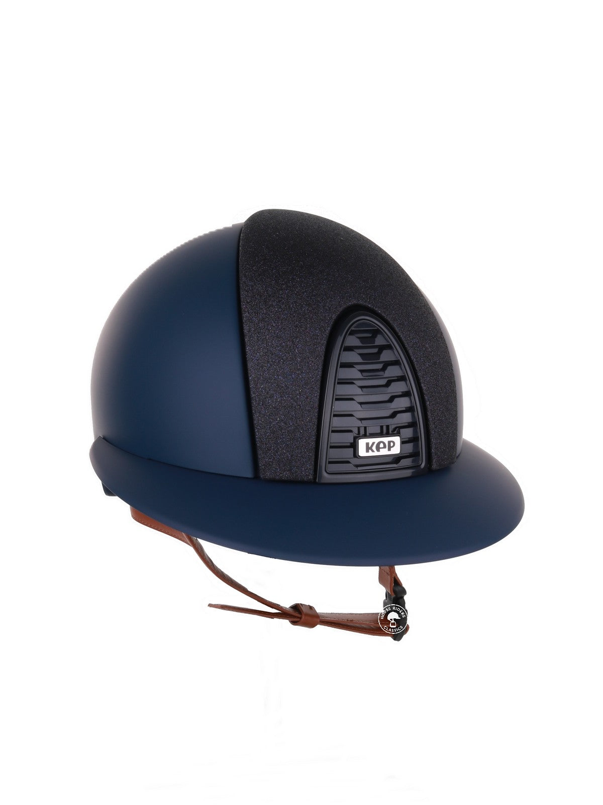 Kep Italia Reithelm Cromo 2.0  Matt Polo Blau RAW Frame Star Blue Insert Beige Kinnriemen