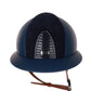 Kep Italia Reithelm Cromo 2.0  Matt Polo Blau RAW Frame Suede Insert Beige Kinnriemen