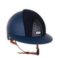 Kep Italia Reithelm Cromo 2.0  Matt Polo Blau RAW Frame Suede Insert Beige Kinnriemen