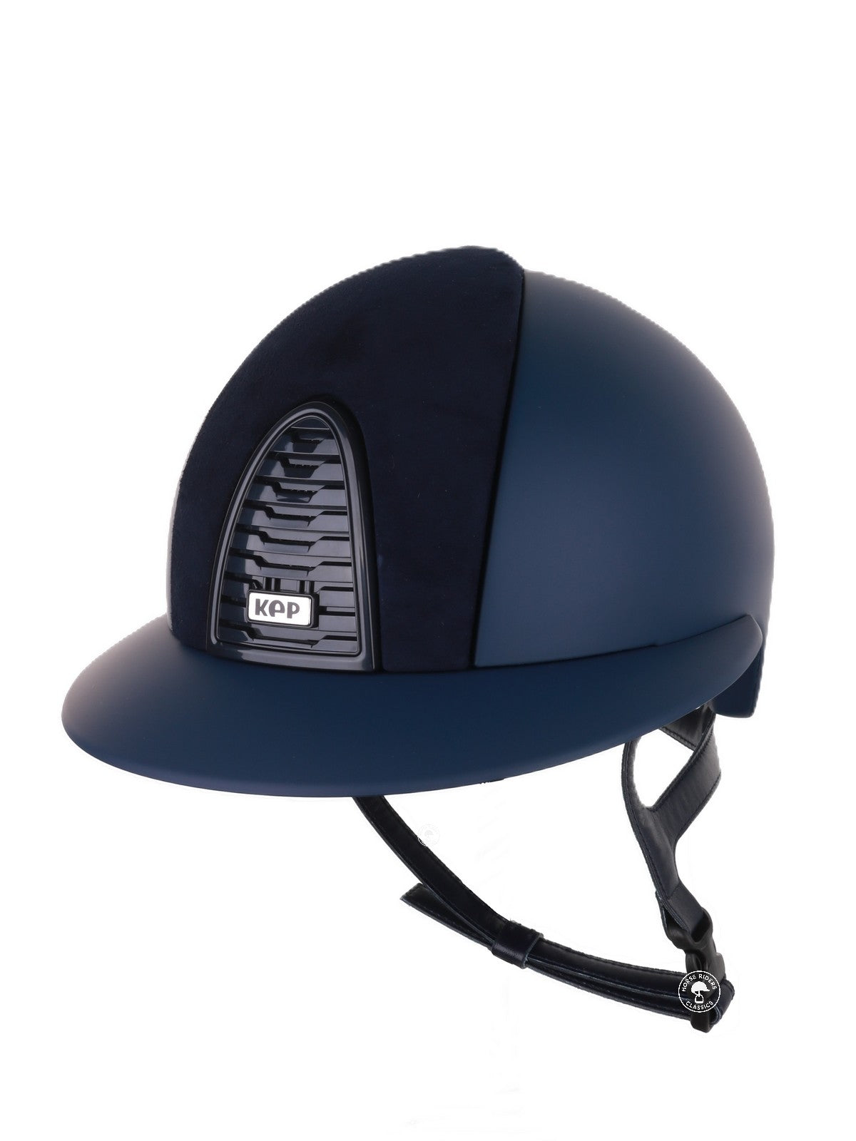 Kep Italia Reithelm Cromo 2.0  Matt Polo RAW Frame Blau Suede Insert