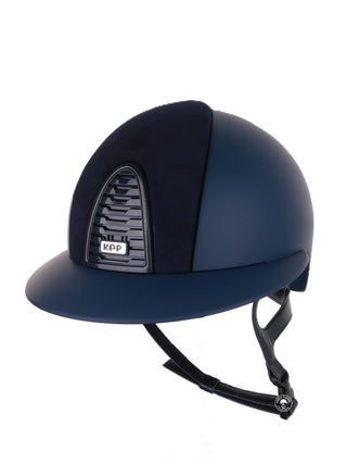 Kep Italia Reithelm Cromo 2.0  Matt Polo RAW Frame Blau Suede Insert