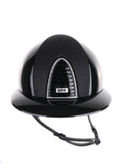 Kep Italia Paardrijhelm Cromo 2.0 Polish Polo Klep Zwart Swarovski Frame Galassia insert