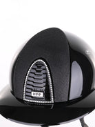Kep Italia Paardrijhelm Cromo 2.0 Polish Polo Klep Zwart Swarovski Frame Luminor insert