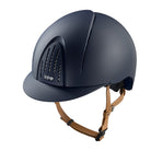 Kep Italia Paardrijhelm Smart Nova Textile Beige Kinband Blauw