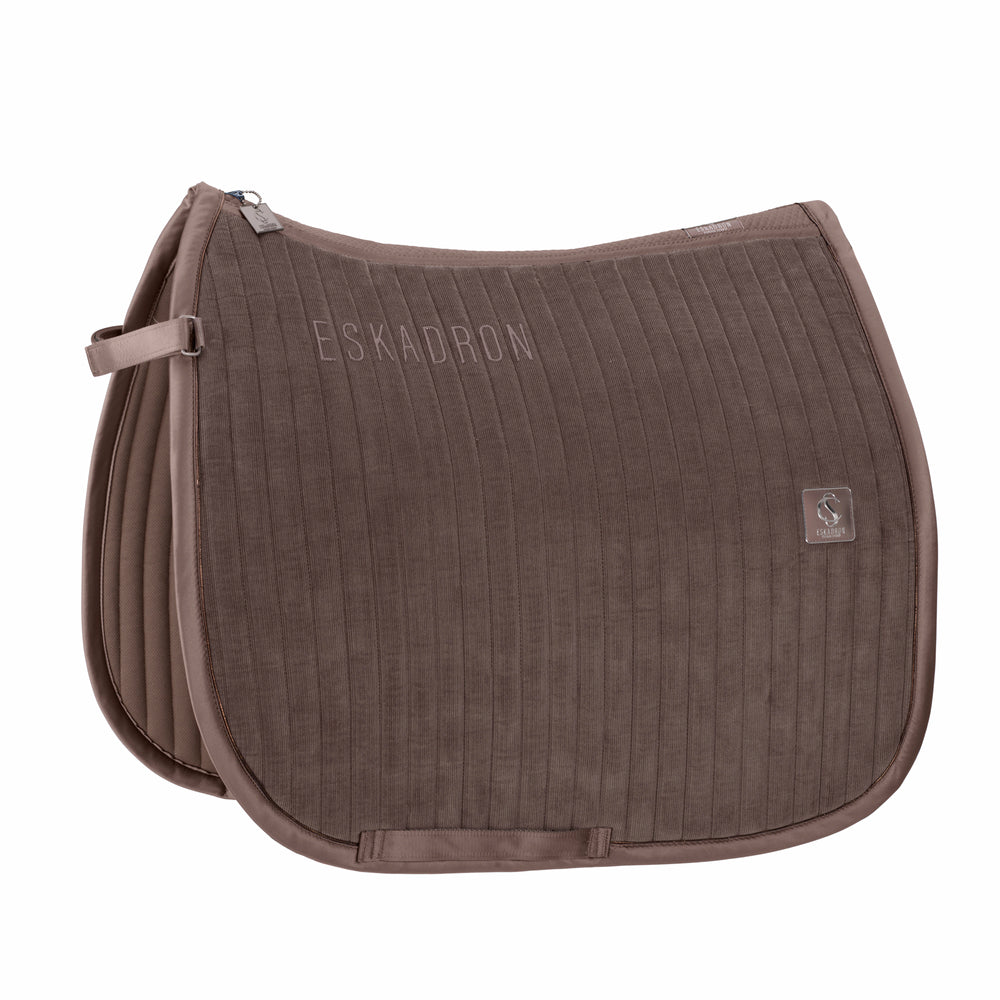 Eskadron Classic Sports 24SS Schabracke Cord Emblem dressur smoke taupe